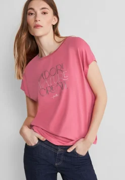 Street One Shirts*T-Shirt mit Wording legend rose