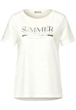 Street One Shirts*T-Shirt mit Wording off white