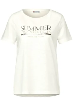 Street One Shirts*T-Shirt mit Wording off white