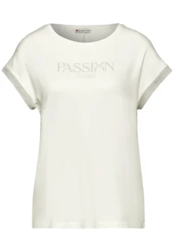 Street One Shirts*T-Shirt mit Wording off white