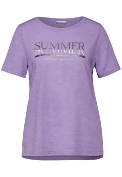 Street One Shirts*T-Shirt mit Wording smell of lavender