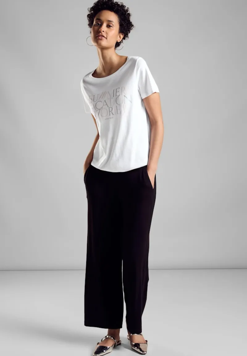 Street One Shirts*T-Shirt mit Wording white