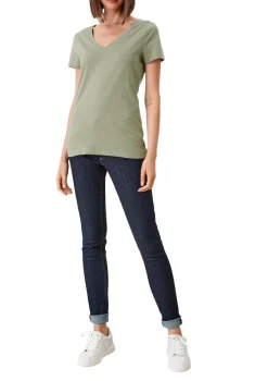 QS Shirts*T-Shirt olive