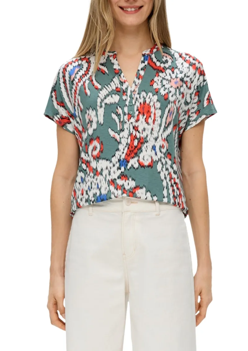 s.Oliver Shirts*T-Shirt petrol