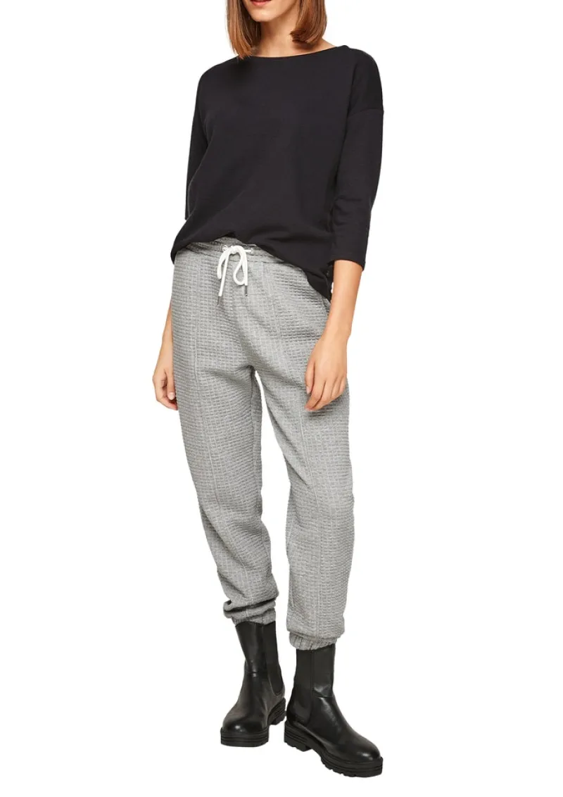 QS Shirts*T-Shirt Schwarz