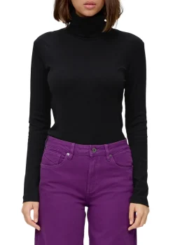 QS Shirts*T-Shirt Schwarz