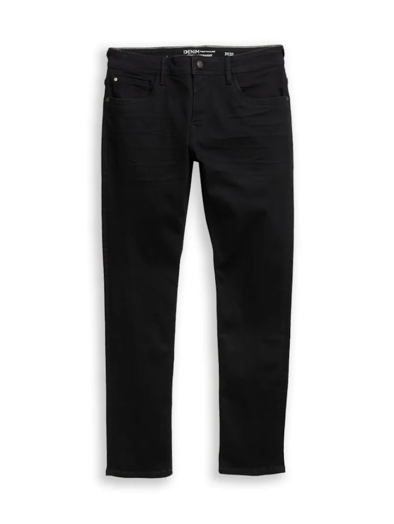 Tom Tailor Denim Jeans*TTAEDAN STRAIGHT Jeans black black denim