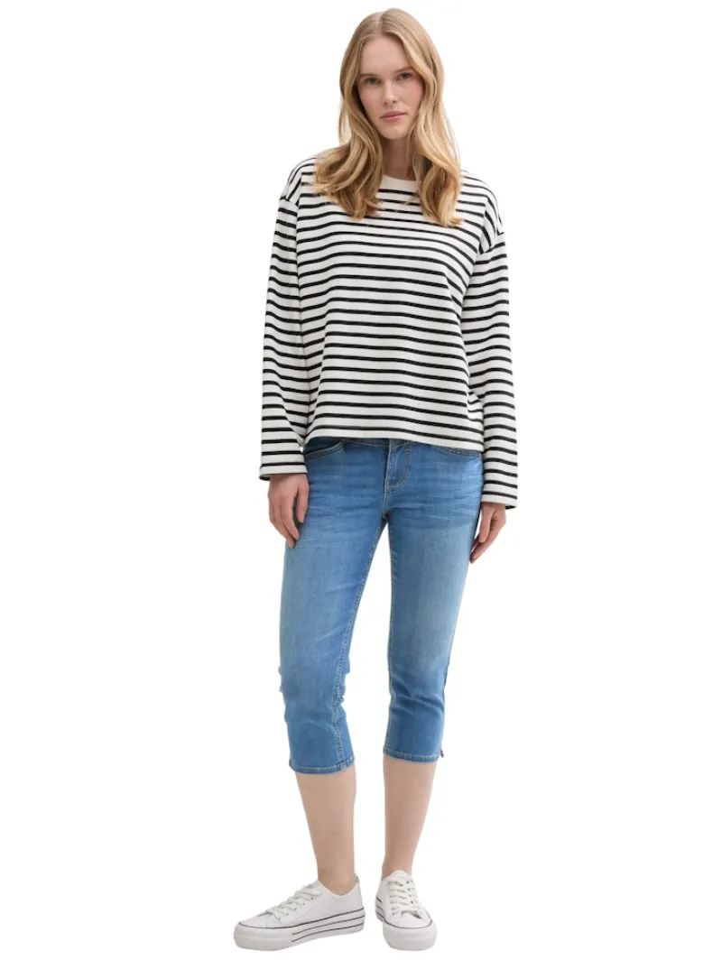 Tom Tailor Shorts*TTKATE SLIM CAPRI Jeans light stone wash denim