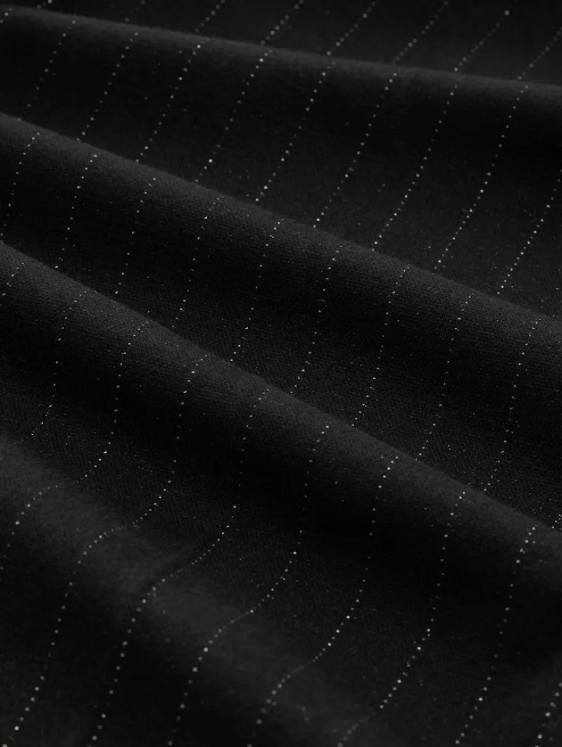 Tom Tailor Hosen*TTLEA WIDE Hose mit Glitzer-Effekt pinstripe with lurex