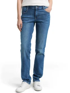 Tom Tailor Jeans*TTLIVA STRAIGHT Jeans clean mid stone blue denim