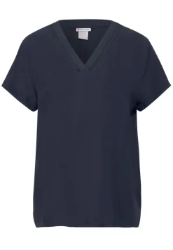 Street One Blusen*Tunika Bluse mit Print deep blue