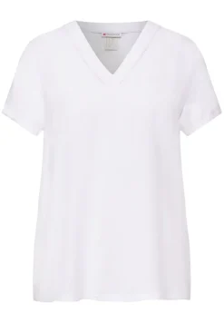 Street One Blusen*Tunika Bluse mit Print white