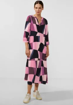 Street One Kleider*Tunika Ethnokleid mit Print legend rose