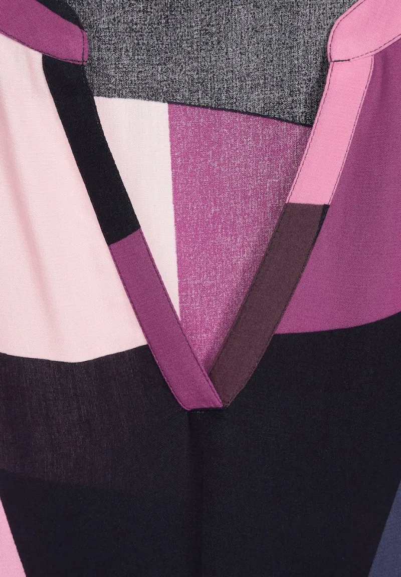 Street One Kleider*Tunika Ethnokleid mit Print legend rose