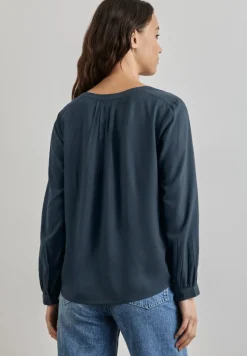 Street One Blusen*Tunika in Unifarbe cool vintage green