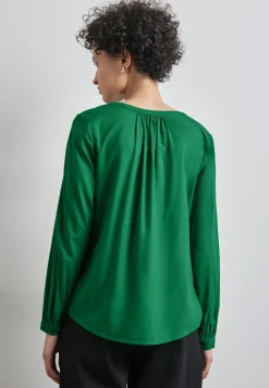 Street One Blusen*Tunika in Unifarbe vibrant green
