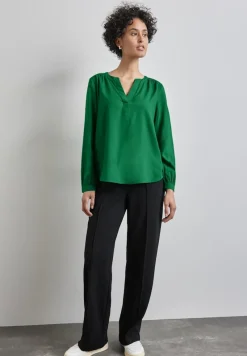 Street One Blusen*Tunika in Unifarbe vibrant green