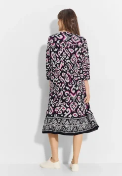 Cecil Kleider*Tunika Kleid mit Print Black