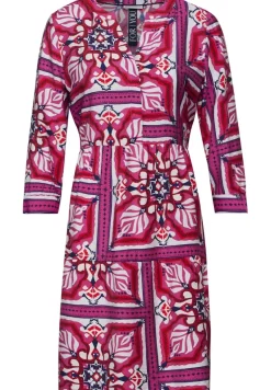 Street One Kleider*Tunika Kleid mit Print magnolia pink