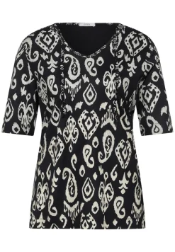 Cecil Shirts*Tunika T-Shirt Black