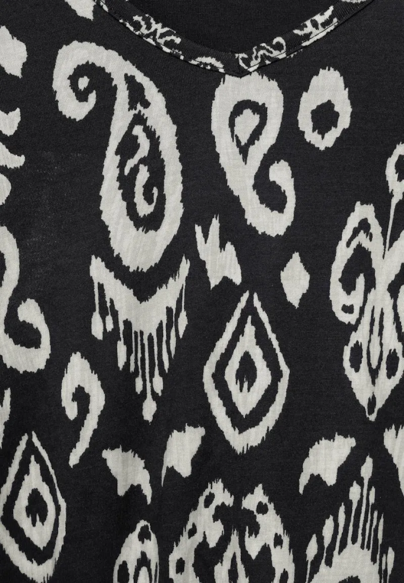 Cecil Shirts*Tunika T-Shirt Black