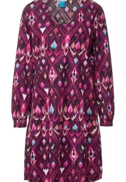 Street One Kleider*Tunikakleid mit Print tamed berry