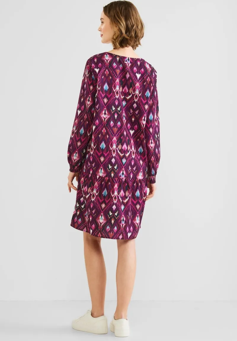 Street One Kleider*Tunikakleid mit Print tamed berry