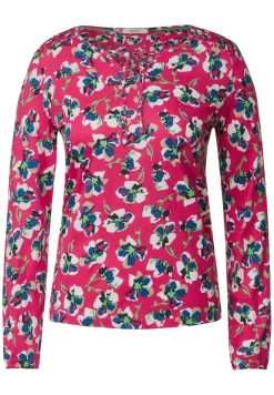 Cecil Shirts*Tunikashirt mit Blumenmuster fresh pink