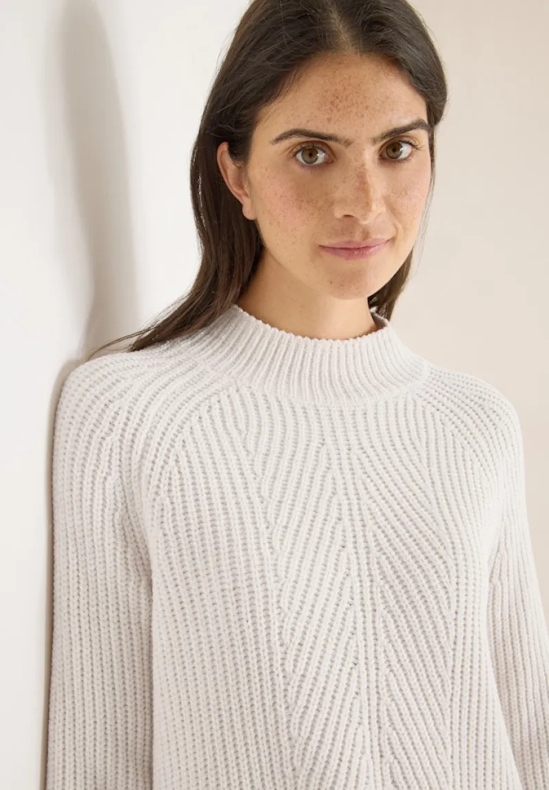 Cecil Pullover & Sweatshirts*Turtleneck Chenille Pullover light greige