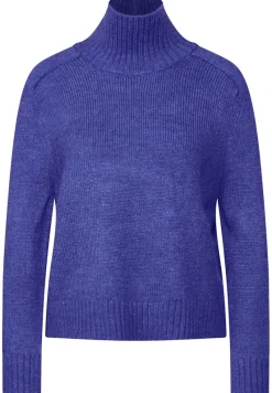 STREET ONE STUDIO Pullover & Sweatshirts*Turtleneck Pullover force blue mel.