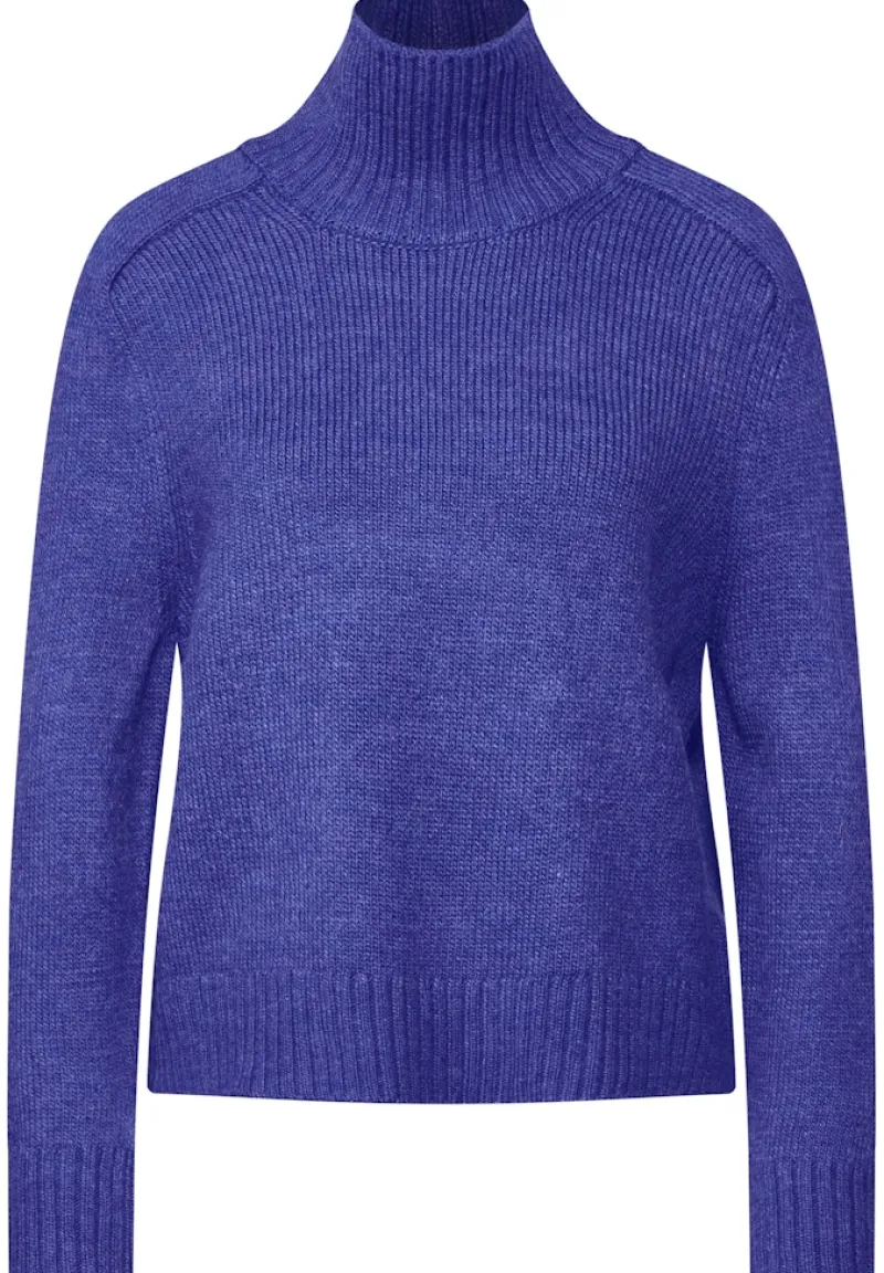 STREET ONE STUDIO Pullover & Sweatshirts*Turtleneck Pullover force blue mel.
