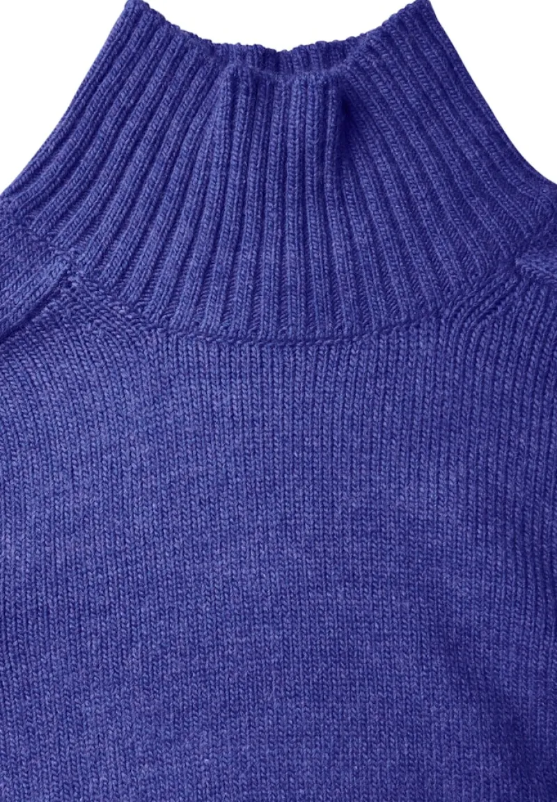 STREET ONE STUDIO Pullover & Sweatshirts*Turtleneck Pullover force blue mel.