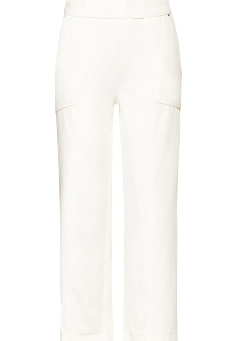 Street One Shorts*Twill Hose Techno Stretch off white