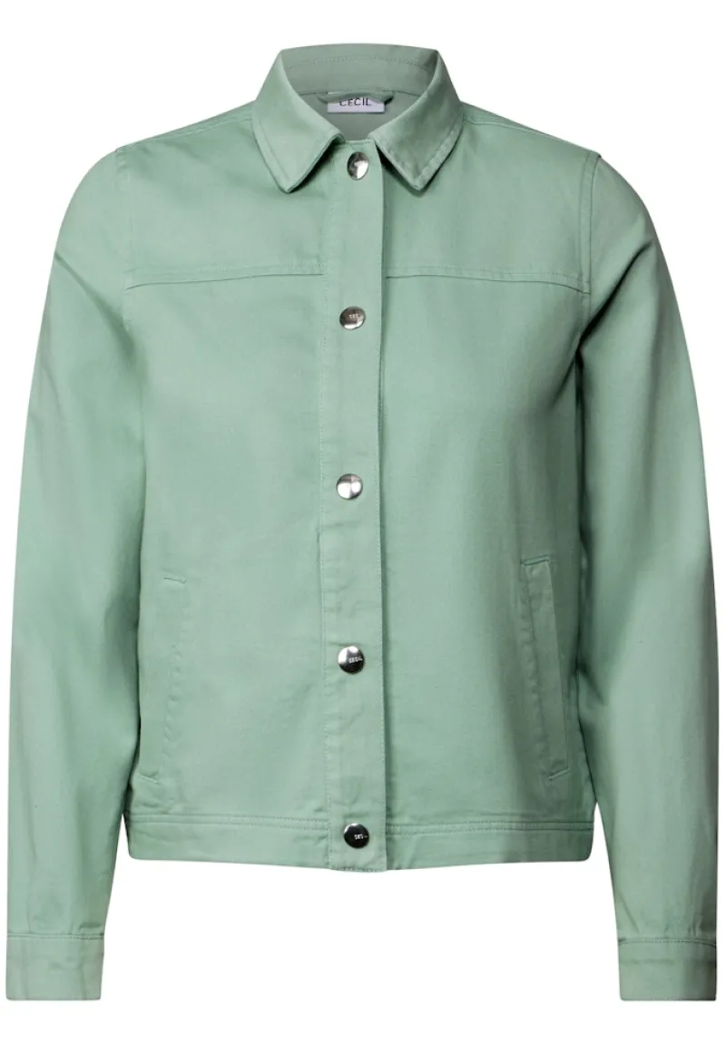 Cecil Jacken*Twill Jacke matcha green