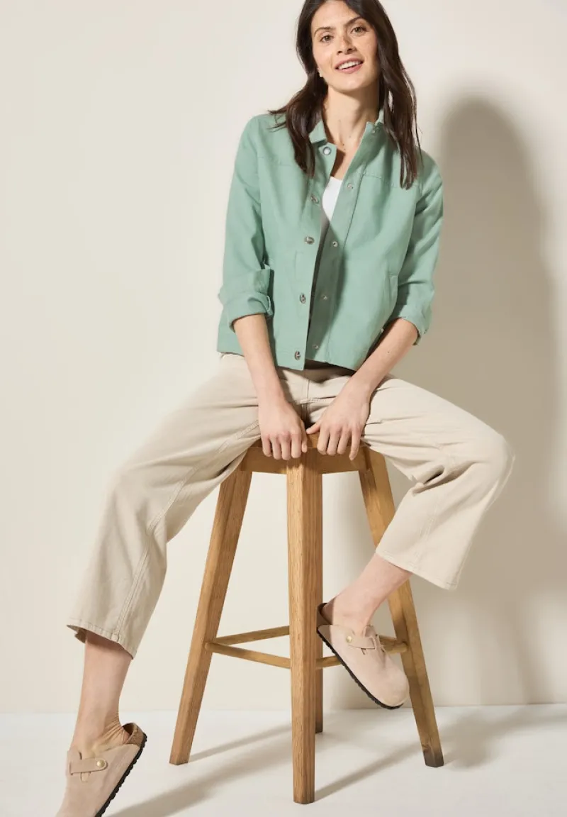 Cecil Jacken*Twill Jacke matcha green