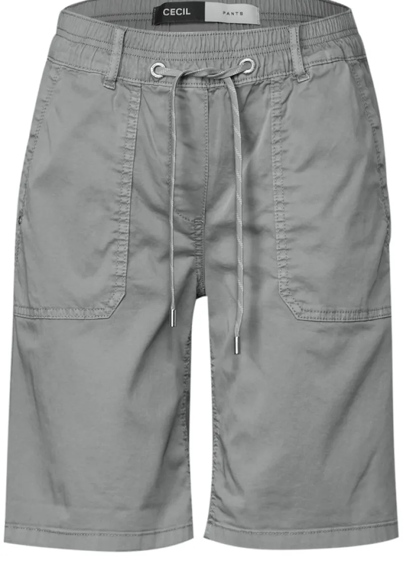 Cecil Shorts*Twill Shorts im Washed-Look obelisk grey