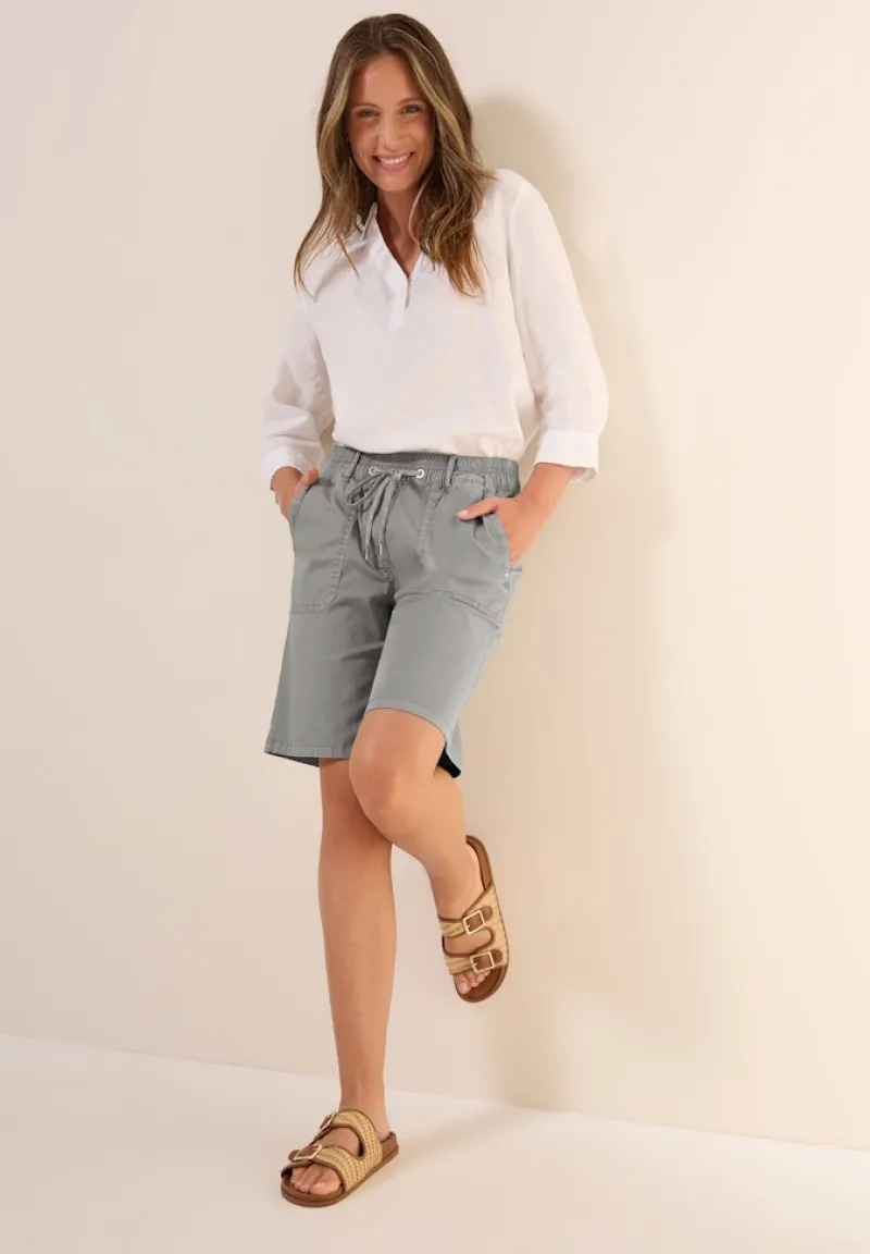 Cecil Shorts*Twill Shorts im Washed-Look obelisk grey