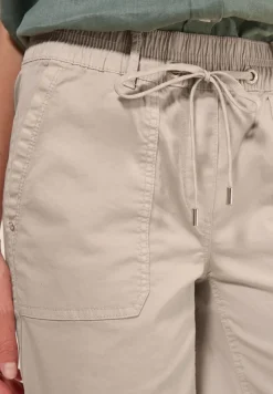 Cecil Shorts*Twill Shorts im Washed-Look boulder beige