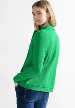 Cecil Pullover & Sweatshirts*Twill Sweatjacke Celery Green