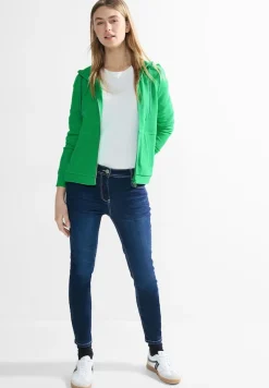 Cecil Pullover & Sweatshirts*Twill Sweatjacke Celery Green