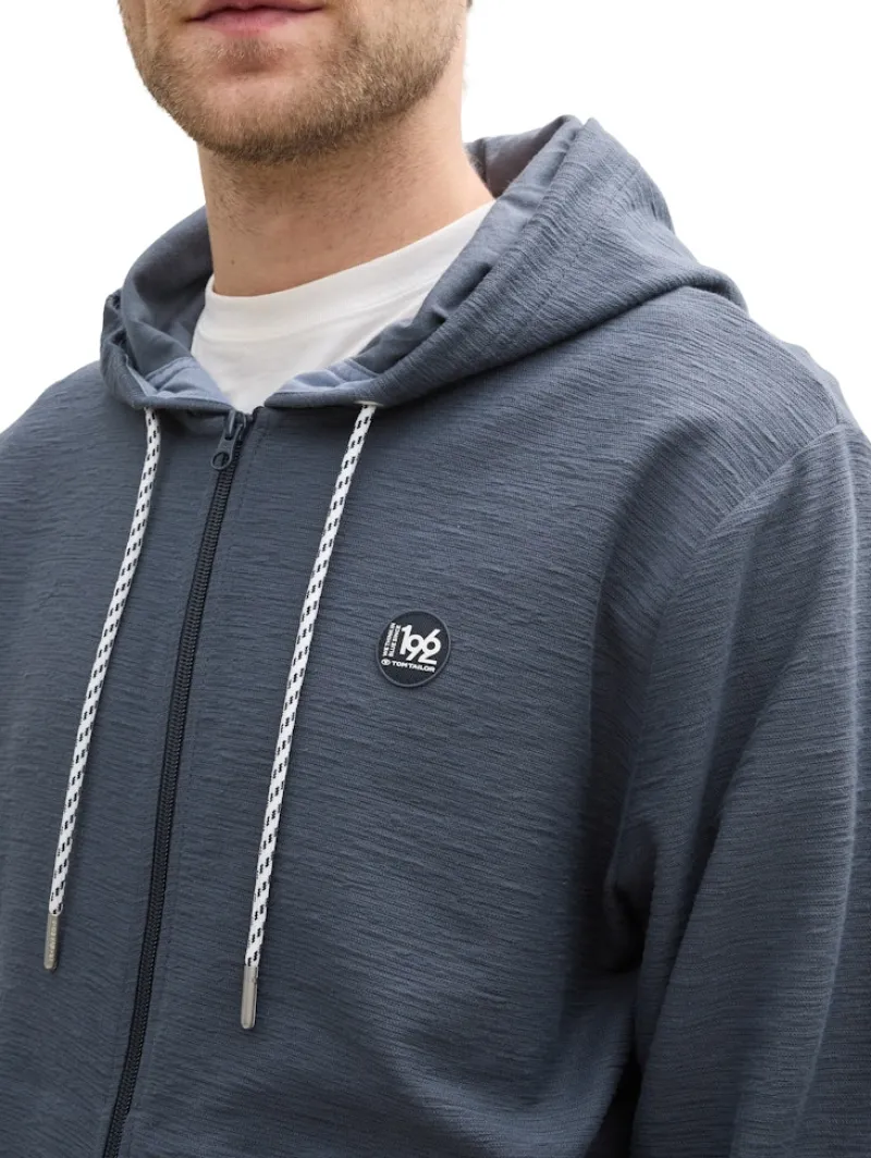 Tom Tailor Pullover & Sweatshirts|Big Boys*Ultralight Sweatjacke mit Kapuze blueish grey