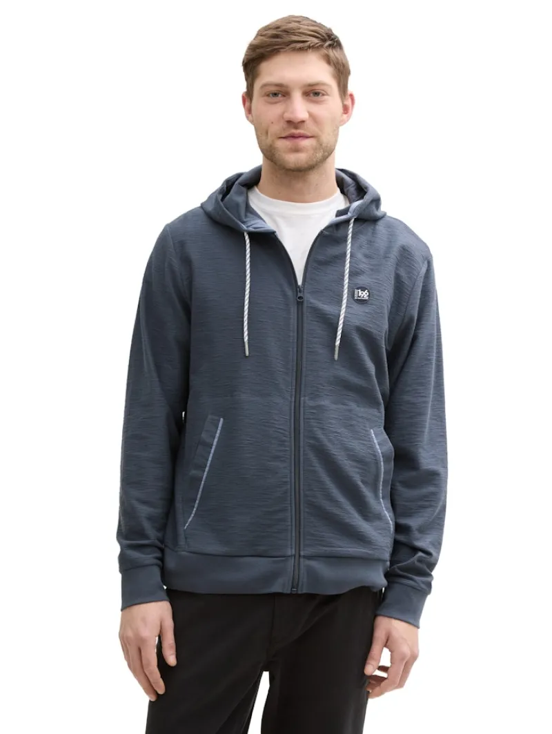 Tom Tailor Pullover & Sweatshirts|Big Boys*Ultralight Sweatjacke mit Kapuze blueish grey