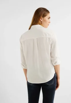 Cecil Blusen*Unifarbene Baumwollbluse vanilla white