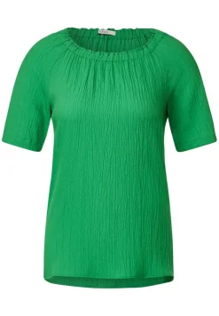 Cecil Blusen*Unifarbene Struktur Bluse fresh green
