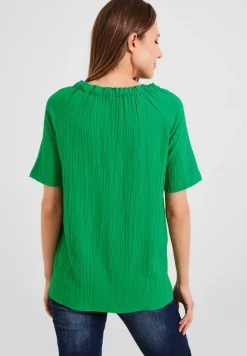 Cecil Blusen*Unifarbene Struktur Bluse fresh green