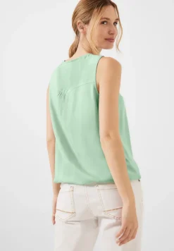 Cecil Blusen*Unifarbenes Blusentop fresh salvia green
