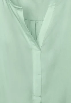 Cecil Blusen*Unifarbenes Blusentop fresh salvia green