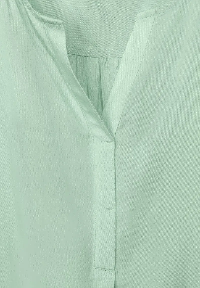 Cecil Blusen*Unifarbenes Blusentop fresh salvia green