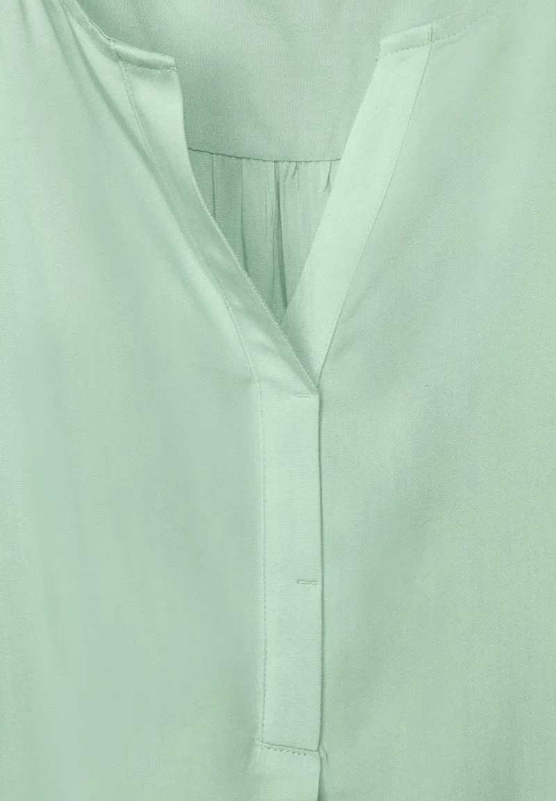 Cecil Blusen*Unifarbenes Blusentop fresh salvia green