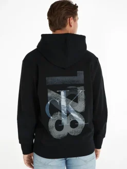 Calvin Klein Jeans Pullover & Sweatshirts*VARSITY 1978 HOODY ck black